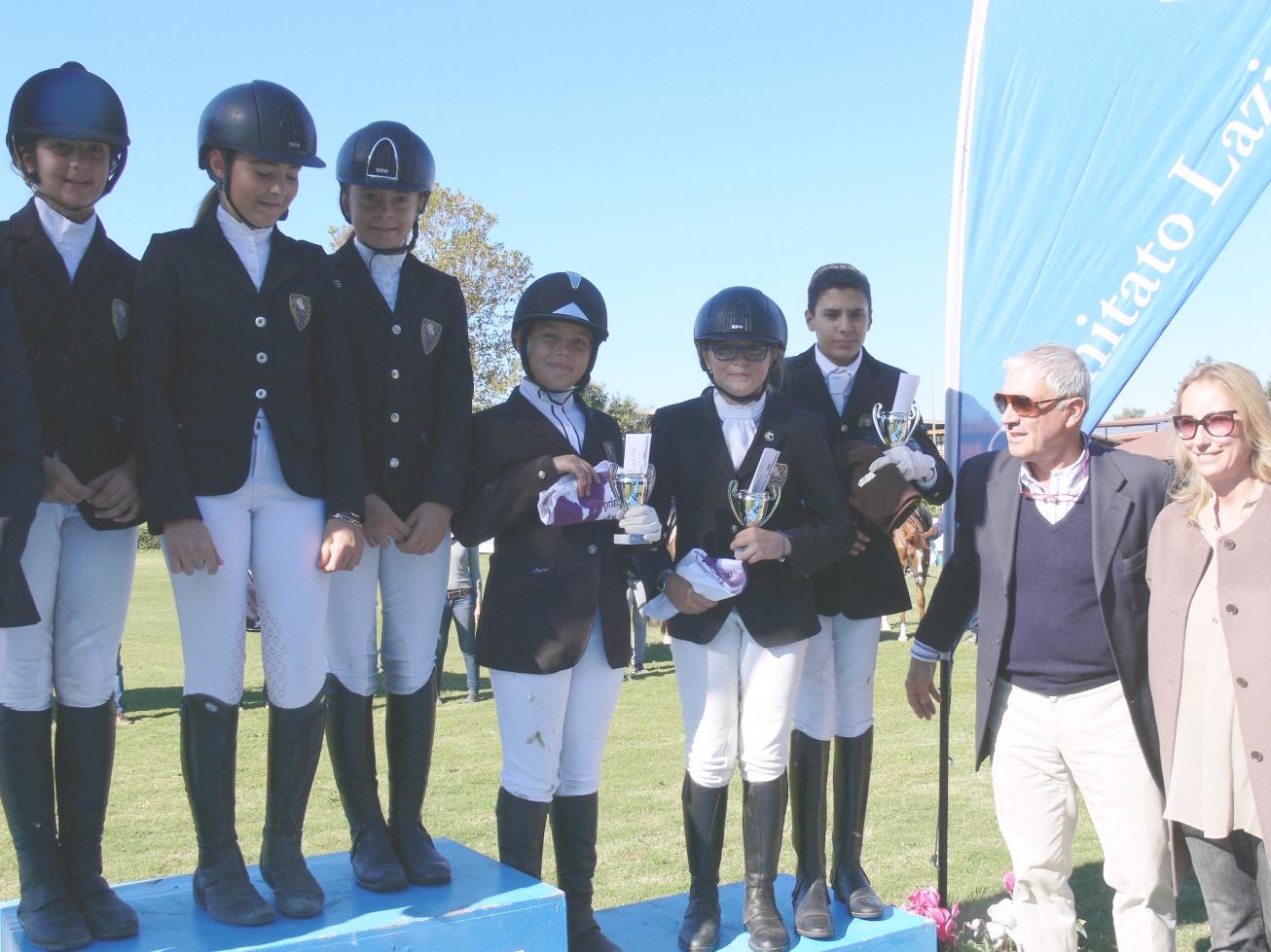Podio Coppa Lazio Pony1